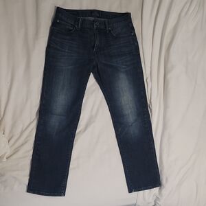 Lucky Brand Men's Dark Blue Straight Jeans